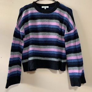 Madewell Cardiff Striped Crewneck Sweater in Coziest Yarn